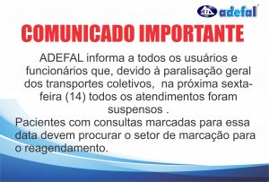 COMUNICADO IMPORTANTE
