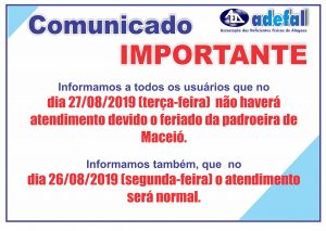 Comunicado Importante