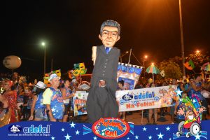 Contagem regressiva para o desfile do Bloco “Balança Mas Não Cai”. no carnaval da Inclusão do Jaraguá Folia