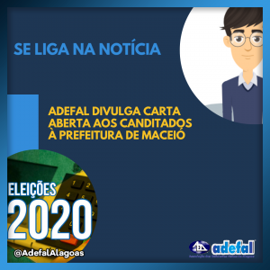 ADEFAL divulga carta aberta aos candidatos à prefeitura de Maceió e pede compromisso com políticas públicas em prol da pessoa com deficiência