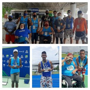 ADEFAL conquista 36 medalhas no Meeting Paralímpico Loterias Caixa de atletismo e natação em Aracajú