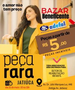 Bazar Beneficente Peça Rara