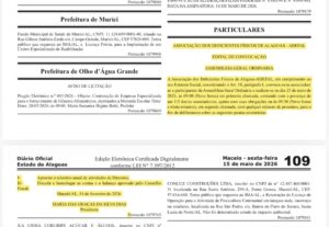 Edital de convocação
